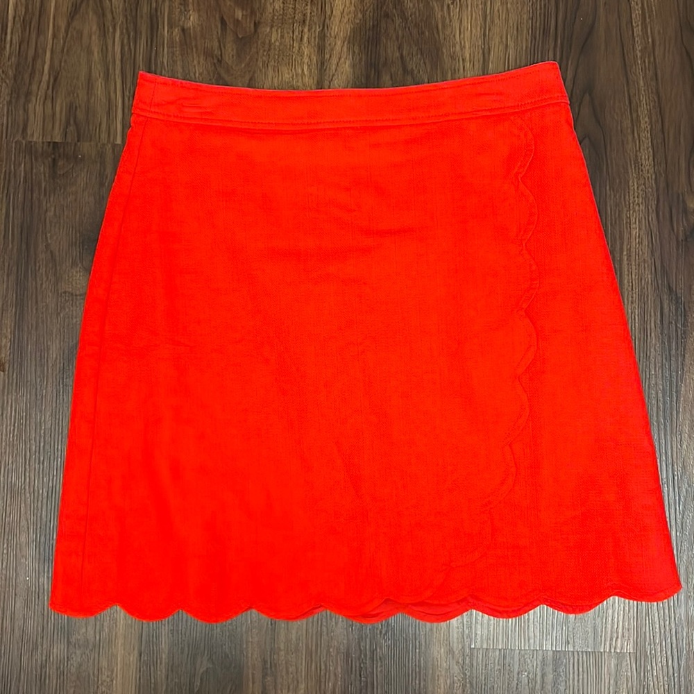 J. Crew Scalloped Skirt